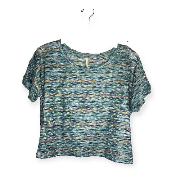 Free People Rainbow wave Boxy Top, Size S - Picture 8 of 11